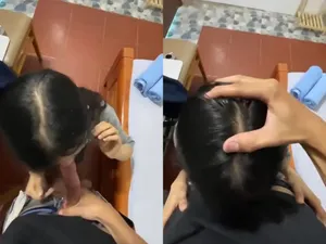 Xin má qua nhà bạn học thêm, nữ sinh c3 bị anh người yêu xả sữa chua vào mồm