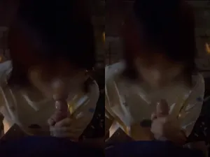 Cởi quần bắt gấu kính cận mút cu